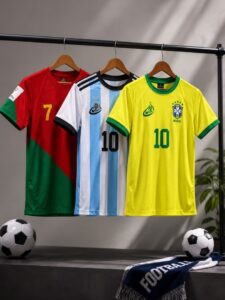 کیت فوتبالی با سایزبندی استاندارد ورزشی